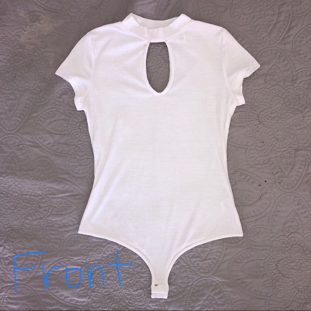 Me to we white body suit